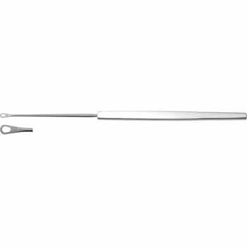 SHAPLEIGH EAR CURETTE 155MM FIG.2 STRAIGHT, SERRATED