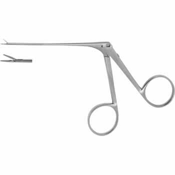 MICRO EAR FORCEPS 80MM, STRAIGHT, JAWS 0,6x4MM, SERRATED