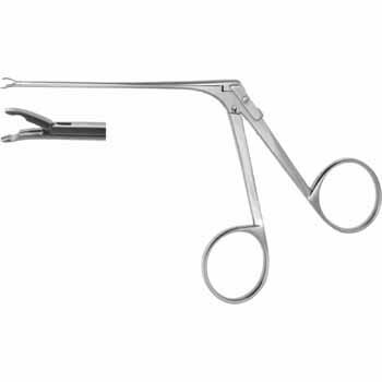 FISCH-McGEE WIRE CRIMPER FORCEPS 80MM, DOWNWARDS, JAWS 0,8X3,5MM