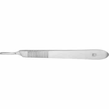 SCALPEL HANDLE NO.3 125MM FOR BLADES FIG. 10-17