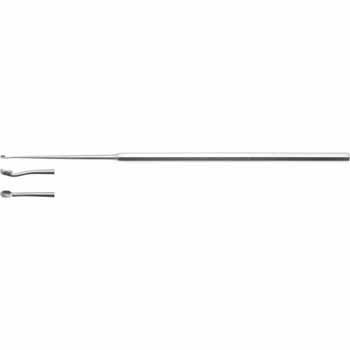 ROSEN CURETTE 160MM, SLIGHTLY CURVED, 1,7MM WIDTH