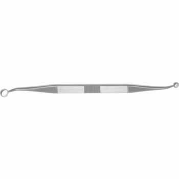 FAULKNER ANTRUM CURETTE 220MM, DOUBLE ENDED