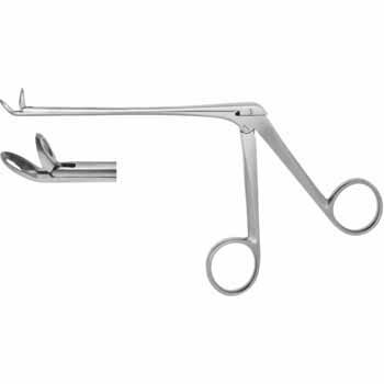 STRUEMPEL-VOSS NASAL FORCEPS 110MM, EXTRA DELICATE, 45° CURVED UP