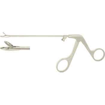 BLAKESLEY NASAL FCPS. 130MM STRAIGHT JAWS 3,5MM, TUBULAR SHAFT LUER LOCK CLEANING PORT