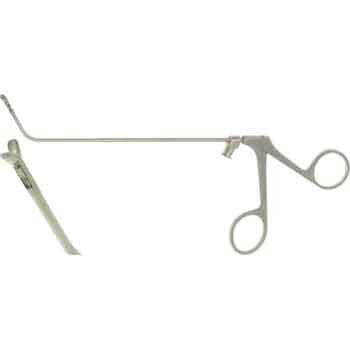 GIRAFFE FORCEPS, DOUBLE ACTION CUP Ø2,0MM HORIZONTAL OPENING, 55° UPTURNED LUER LOCK CLEANING PORT