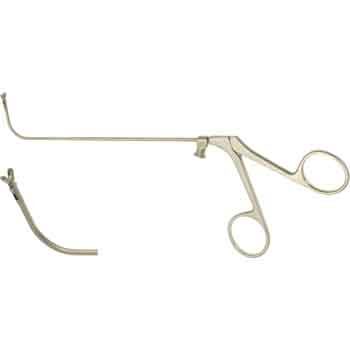 GIRAFFE FORCEPS, DOUBLE ACTION CUP Ø2,0MM HORIZONTAL OPENING, 90° UPTURNED LUER LOCK CLEANING PORT