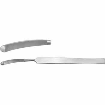 CONVERSE RHINOPLASTIC KNIFE 160MM, CURVED, BUTTON-END