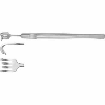 COTTLE NASAL RETRACTOR 130MM, 4 PRONGS, BLUNT