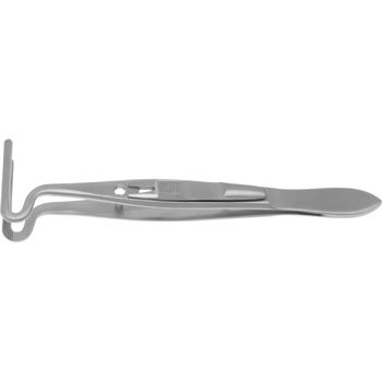 BERKE ENTROPIUM FORCEPS 105MM 27MM LONGITUDINAL GROOVED JAWS WITH SLIDING LOCK