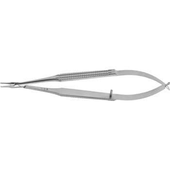 MICRO CASTROVIEJO NEEDLE HOLDER 140MM STRAIGHT JAWS SMOOTH/EXTRA DELICATE WITHOUT CATCH WIDE HANDLE