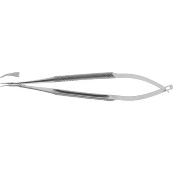 ELCON NEEDLE HOLDER 125MM CURVED X-DEL. EXTRA DELICATE JAWS 0,5MM, WITHOUT CATCH ROUND HANDLE Ø7MM