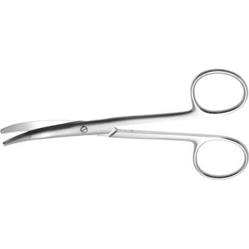 ENUCLEATION SCISSORS 125MM STRONG CURVED