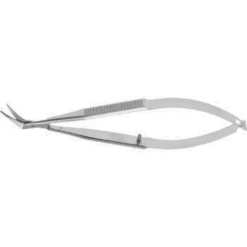 CASTROVIEJO CORNEAL SCISSORS 100MM CURVED, LARGE BLADES 15,5/15,0MM RIGHT