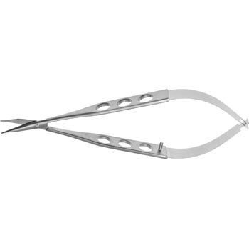 WESTCOTT TENOTOMY SCISSOR 110MM CURVED, MEDIUM BLADE, BLUNT/BLUNT 3 HOLE HANDLE