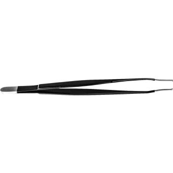 TISSUE FORCEPS 300MM, MONOPOLAR, 1x2 TEETH, CURVED