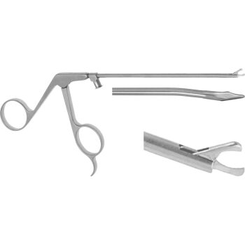 HOOK SCISSORS 2.7MM, 7° DOWNWARD, WORKING LENGTH 130MM, LUER LOCK CLEANING PORT