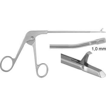 BLUNT NOSE PUNCH, CURVED LEFT, 1,0 MM