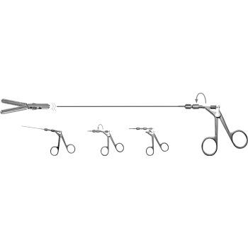 GRASPING FORCEPS, STONE STREET, 60CM Ø 1,2MM, 4 CH / FR MODULAR WITH LL-CLEANING PORT