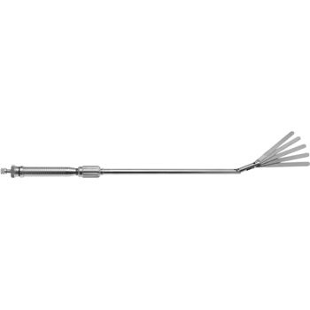 Ø10MM ENDORETRACTOR, 5 FINGERS, ARTICULATING, IRRIGATION PORT, 340MM