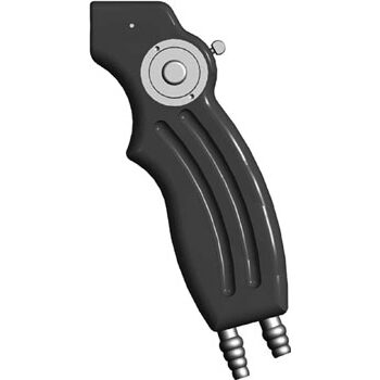 SUCTION-IRRIGATION PISTOL HANDLE WITH 2- WAY SLIDING VALVE AND TUBE CONNECTIONS
