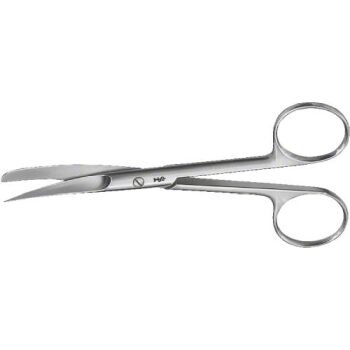 SCISSORS F.WOUND EDGES CVD.SERR.130MM