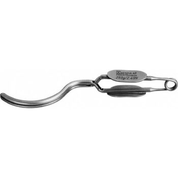 ALPHA VASCULAR CLAMP CURVED 250 GRAMS