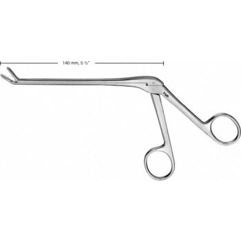 RONGEUR CUSHING ANG.UP 3X10MM 140MM