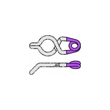 YASARGIL CLIP MINI PERM.FEN.3,5/3MM 45°