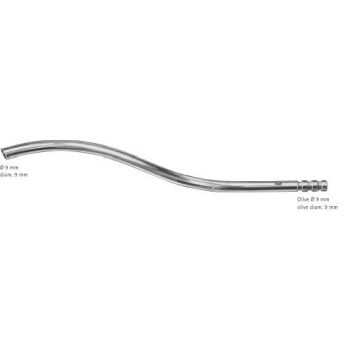 SUCTION CANNULA S-SHAP.W/TUB.CONNECT.