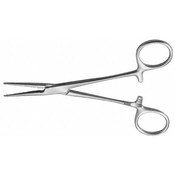 HAEMOSTATIC FORCEPS CURVED NO TEETH 1