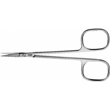 IRIS SCISSORS SQ HDL STR S/S 115MM