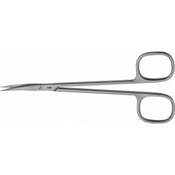 NERVE DISSECT.SCISSORS CVD.140MM