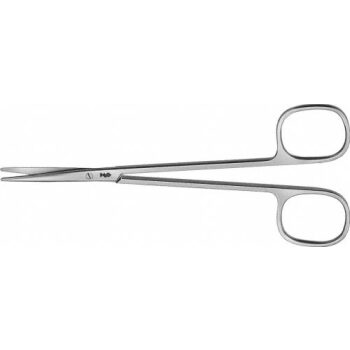 BABY METZ SCISSORS SQ HDL STR 145MM