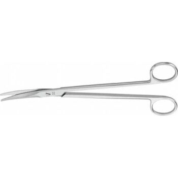 GORNEY SCISSORS CVD SERR B/B 195MM