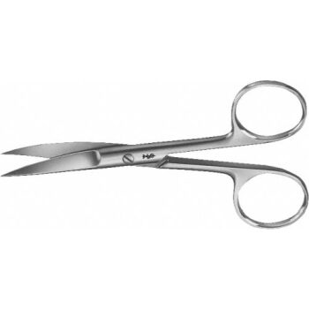 SURGICAL SCISSORS CVD S/S 115MM