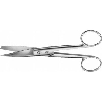 ABDOMINAL SCISSORS STR S/B 160MM