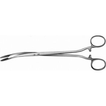 DUPLAY SPONGE FORCEPS W/RATCH.CVD.210MM