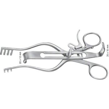 CAROTID RETRACTOR W/MIDDLE BLADE CPL.170