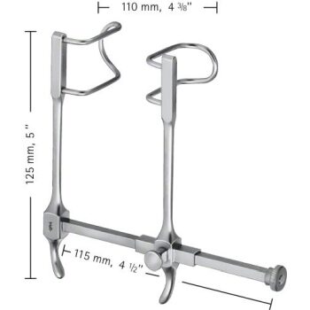 GOSSET ABDOMINAL RETRACTOR SM 38MM