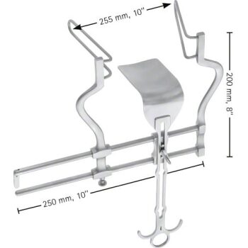 BALFOUR ABDOMINAL RETRACTOR 200X255MM