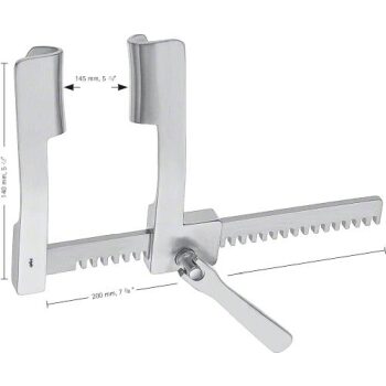 COOLEY STERNOTOMY SPREADER PED 21X45MM