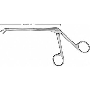 RONGEUR CUSHING ANG.DOWN 3X10MM 140MM