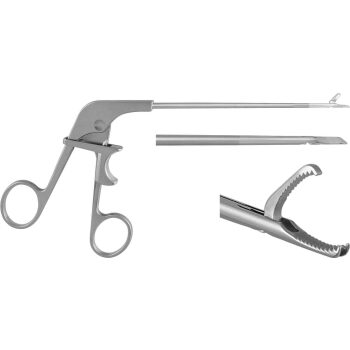 GRASPING FORCEPS 1 X 2, STRAIGHT, 12,5CM LONG WITH LOCK HANDLE