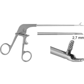 ALLIGATOR GRASPING FORCEPS, Ø 2,7MM, UPBITER, STRAIGHT, WITH LOCK HANDLE