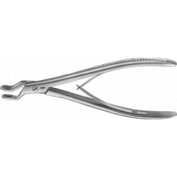 SAFETY FORCEPS F.BORE HOLES
